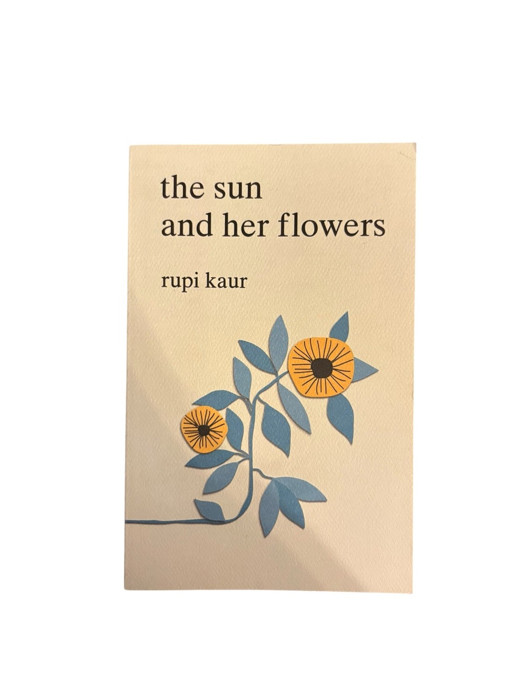 3/$20 The Sun and Her Flowers by rupi kaur - Yellow & Blue Cover